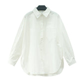 White Shirt Women"s Spring And Autumn French Retro