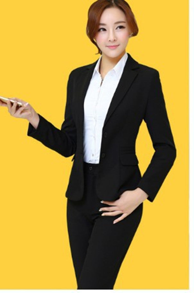 Women's slim professional suits