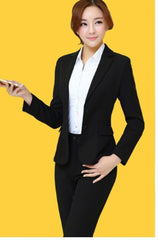 Women's slim professional suits