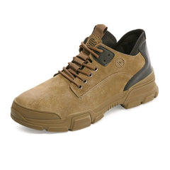 Men's Anti-Piercing And Anti-Smashing Steel Toe Cap Welding Work Shoes