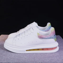 White Shoes Trendy, Handsome Sneakers, Air Cushion Increased