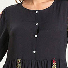 Nursing printed casual dress