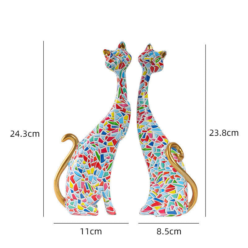 Kitty Ornaments Home Living Room Furnishings Soft Decorations