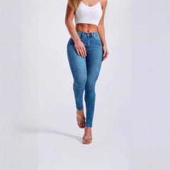Hip Skinny Pants Stretch High Waist Jeans For Women