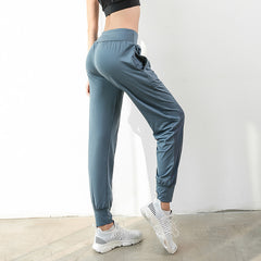 Net gauze track pants
