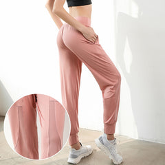 Net gauze track pants