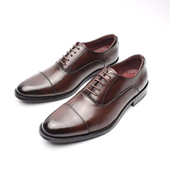 Men's Dress Shoes Inner Height Increasing Leather Shoes British Style