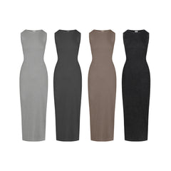 Lady Like Woman Vest High-grade Slim Fit Slimming Knitted Dress
