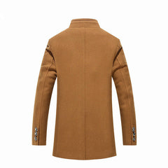 Woolen overcoat for men
