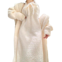 Flannel Girly Style Home Nightdress