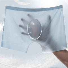 Mens Boxers Shorts Ice Silk Men Panties Seamless Sexy Underwear Man Underpants Pants Male Sexy Briefs Boxershorts Men