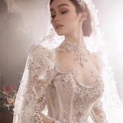 Heavy Industry European-style Royal Court Princess Large Tail Female