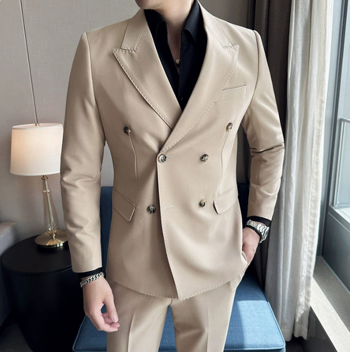 Men's Slim Double Breasted Suit